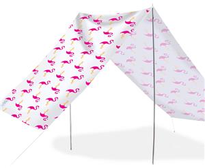 Good Vibes Summer Beach Tent Flamingo 148x370cm