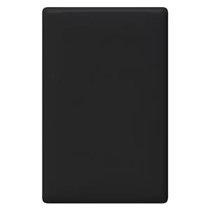 HPM LINEA Blank Coverplate - Gloss Black