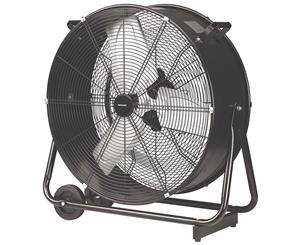 Heller 60cm Drum/Floor 280W Fan/360 Adjustable Tilt/Air Cooling/Cooler Black