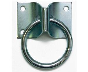Hitching Ring + Plate Horse Tie Up Livestock