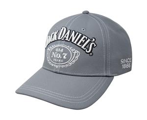 Jack Daniels Contrast Stitching Grey Hat