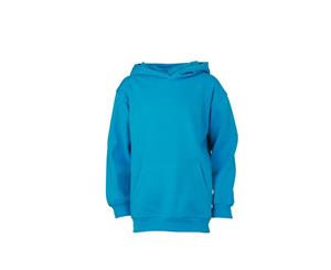 James And Nicholson Childrens/Kids Hooded Sweatshirt (Turquoise) - FU485