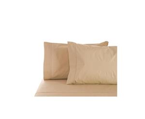 Jenny Mclean La Via Sheet Set 100% Cotton 400TC King Single - Linen