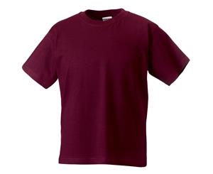 Jerzees Schoolgear Childrens Classic Plain T-Shirt (Burgundy) - BC590
