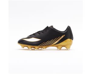 Kids Concave Volt FG - Black/Gold Football Boots