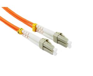 Konix 100M LC-LC OM1 62.5/125 Multimode Duplex Fibre Patch Cable