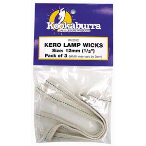 Kookaburra Cotton Lamp Wick 12mm 3 Pack