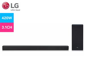 LG 3.1Ch SL7Y 420W Soundbar w/ Wireless Subwoofer