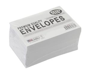 Leader A1 Envelopes (3.625&quotX5.125") 100/Pkg-White