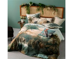 Linen House Fresco Olive King Quilt Cover Set