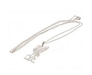 Liverpool Fc Sterling Silver Liverbird Pendant And Chain (Silver) - TA3319
