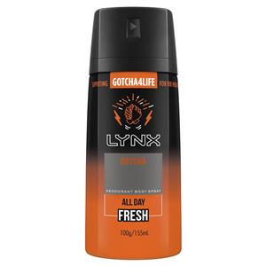 Lynx Deodorant Body Spray Gotcha 4 Life 100g