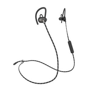 MARLEY Uprise In-Ear Bluetooth Sports Headphones - Signature Black - IPX Rated 3 button Mic & 8hr battery