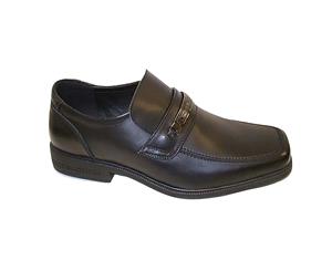Macadam Bournemouth Leather Shoe / Boys Shoes / Boys Bts (Black) - FS1217