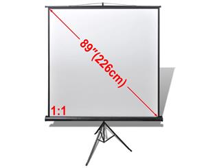 Manual Projection Screen with Height Adjustable Stand Home Theater