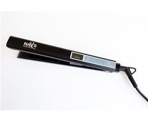 Matt Black Nav's Hair Titanium + Smart Technology Styling Iron-New Arrival