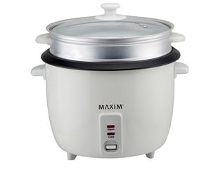 Maxim 5-Cup KitchenPro Rice Cooker - White