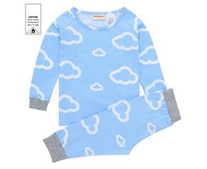 MeMaster - Baby Boys Cloud Pyjama Set - Blue
