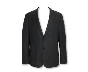 Men's Hardy Amies Semi Structured Jacket In Dark Grey