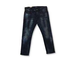 Men's Scotch & Soda Tye Slim Carrot Fit Denim Jeans In Blue Dark Wash
