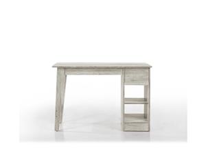 Meya Computer Desk Study Table Scandinavian White Oak Shelf Storage Furniture