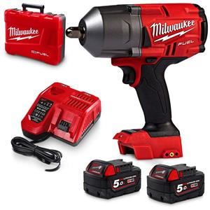 Milwaukee M18 Fuel 1/2inch High Torque Impact Wrench with Pin Detent Kit M18FHIWP12502C