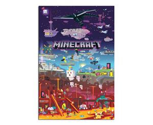 Minecraft World Beyond Poster - 61.5 x 91 cm - Officially Licensed
