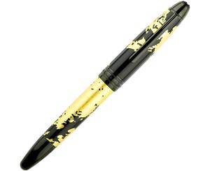 Montblanc Meisterstueck Solitaire Calligraphy Gold Leaf Fountain Pen 119687