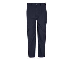 Mountain Warehouse Trek Long Trouser with Adjustable Waistband and Thermal Lined - Navy