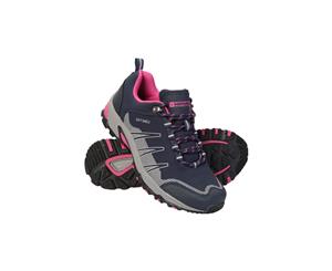 Mountain Warehouse Womens Softshell Running Shoes with and Toe Bumper - Navy