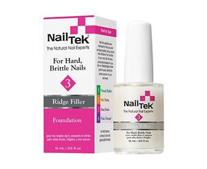 Nail Tek Foundation 3 - Ridge Filler for Hard Brittle Nails (15ml) Nail Care