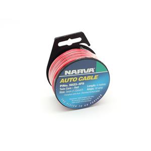 Narva 4mm 10Amp Red and Black Auto Electrical Cable