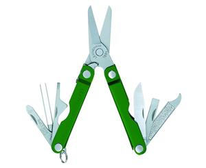 NewLeatherman micra green 10in1 multi-tool multitool scissors knife keychain