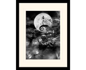 Nightmare Before Christmas - Oogie Boogie Trouble Mounted & Framed 30 x 40cm Print