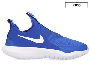 Nike Boy's Grade-School Flex Runner Sports Shoes - Royal Blue/White