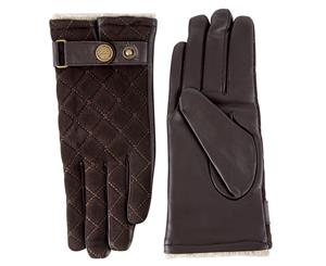 OZWEAR Connection Ugg Women's Quilted Glove - Chocolate