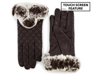 OZWEAR Connection Ugg Women's Touch Screen Glove - Chocolate