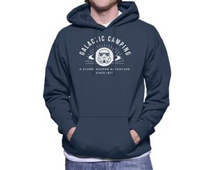 Original Stormtrooper Galactic Camping Men's Hooded Sweatshirt - Navy Blue