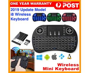 OzTeck i8 Wireless Keyboard with Touchpad TV PC Android Mac PS4 Xbox
