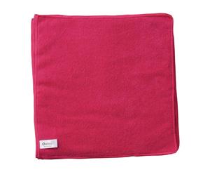 Pack of 10 Oates Microfibre Cloth Red Pack of 10