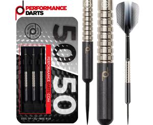 Performance Darts - 50/50 - Steel Tip - 90% Tungsten - 22g 24g