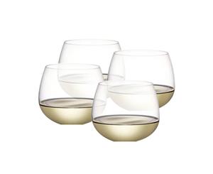 Plumm Stemless WHITEb+ Wine Glass 540ml Set of 4