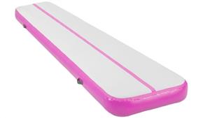 PowerTrain 5m Inflatable Airtrack Tumbling Mat - Pink