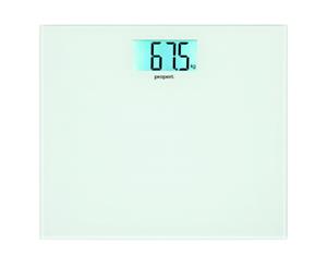 Propert 150kg Digital Bathroom Scales Weight Checker Kilo Stone - White