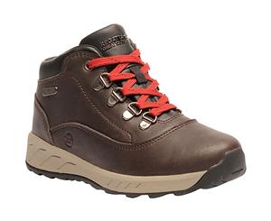 Regatta Boys & Girls Grimshaw Mid Waterproof Isotex Walking Boots - Peat