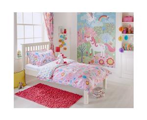 Riva Home Unicorn Childrens/Kids Duvet Set (Pink) - RV1054