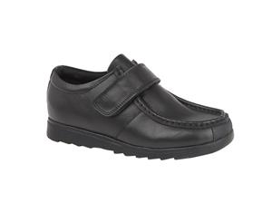Roamers Childrens/Boys One Bar Touch Fastening Casual Shoe (Black) - DF1852