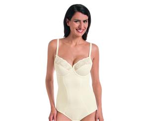 Rosa Faia 3467-612 Charlize Crystal Off-White Embroidered Underwired Body