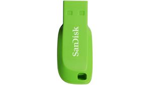SanDisk Cruzer Blade 16GB USB 2.0 Flash Drive - Electric Green