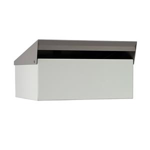 Sandleford 335 x 190 x 330mm White Post Mounted Condo Letterbox